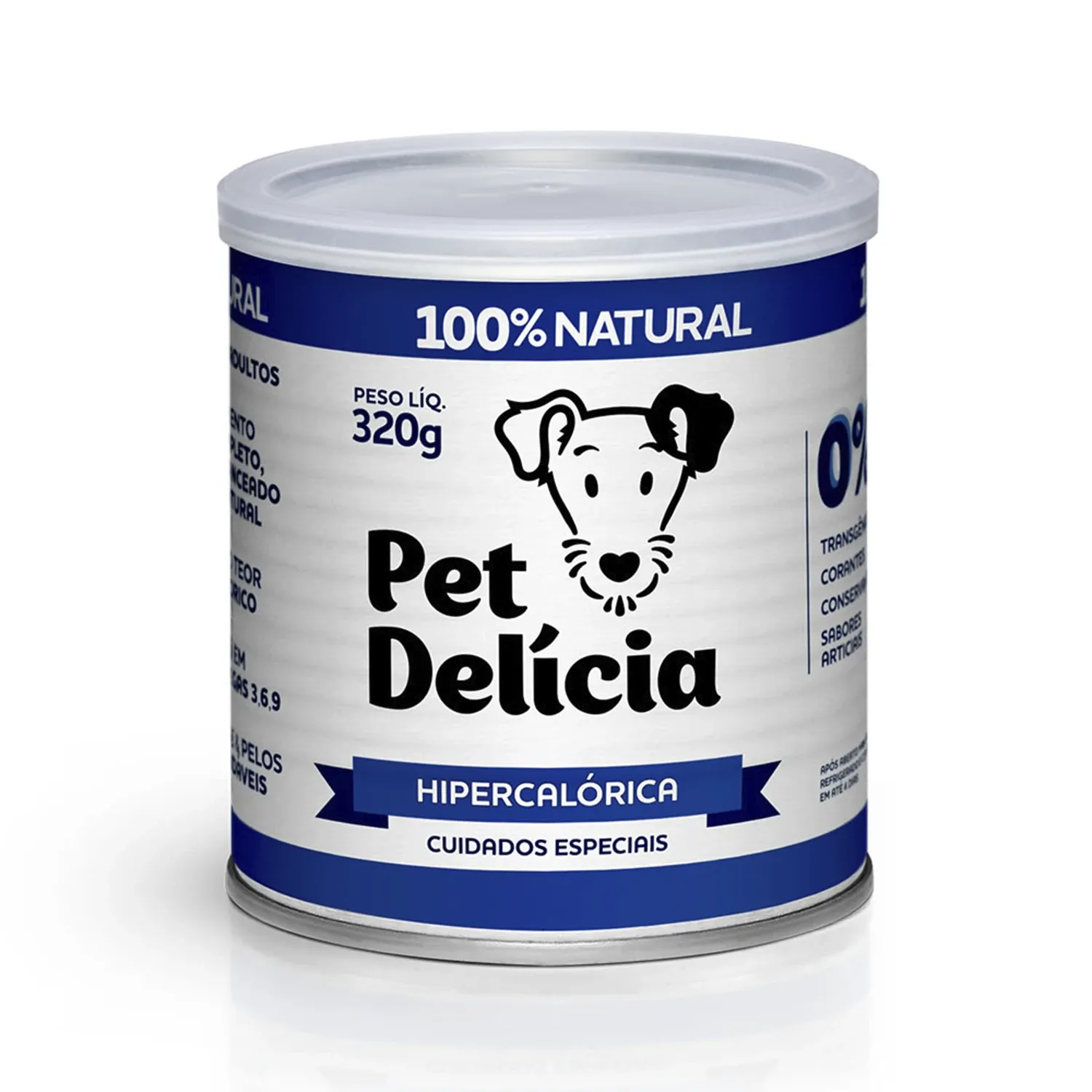 Ração Úmida Pet Delícia Cães Hipercalórica
